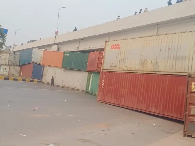 تحریک انصاف کے احتجاج سے قبل اسلام آباد کے داخلی راستے سیل