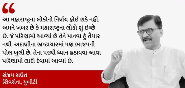 મહારાષ્ટ્ર ચૂંટણી 2024, બીબીસી ગુજરાતી, સંંજય રાઉત