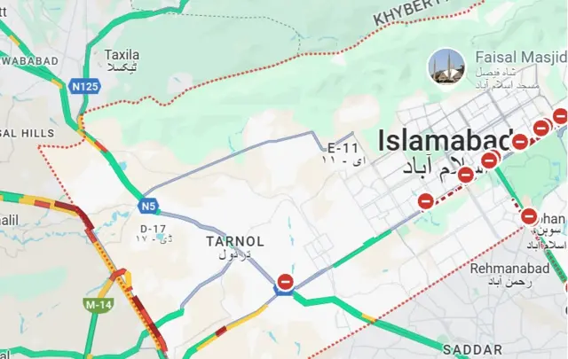 تحریک انصاف کا قافلہ