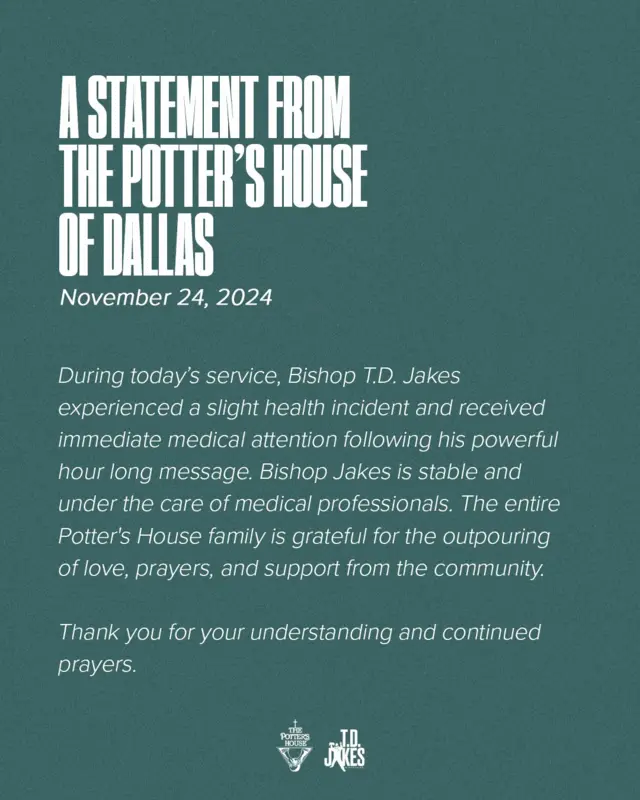 Ozi sị n'ụlọụka Potter's House