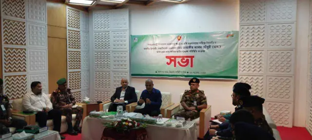 সিলেট সার্কিট হাউসে সার্বিক আইনশৃঙ্খলা পরিস্থিতি সংক্রান্ত সভায় কথা বলেন স্বরাষ্ট্র উপদেষ্টা