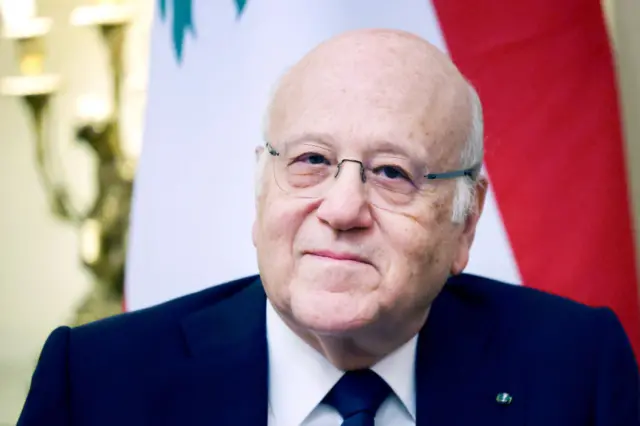 رئيس حكومة تصريف الأعمال في لبنان نجيب ميقاتي