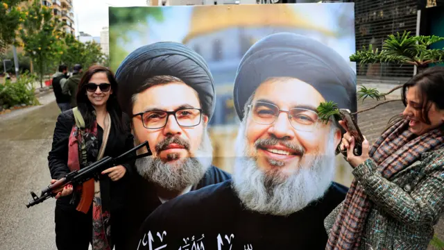 شادی طرفداران حزب‌الله در بیروت
