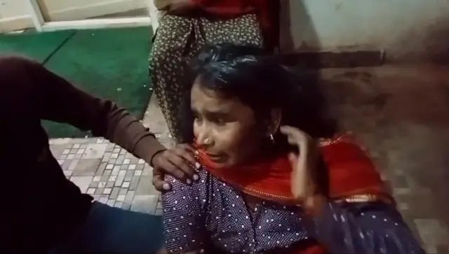 पीड़ित के परिजन