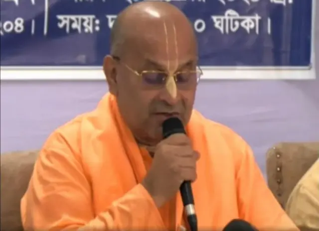 इस्कॉन बांग्लादेश के महासचिव चारु चंद्र दास