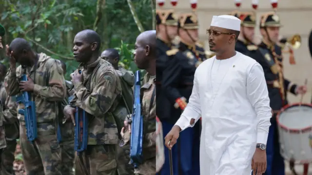 Onyeisiala Chad Mahamat Idriss Deby na ndịagha