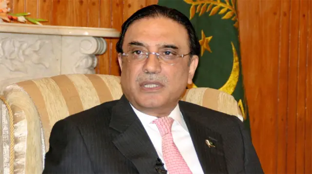 پاکستان کے صدر آصف علی زرداری