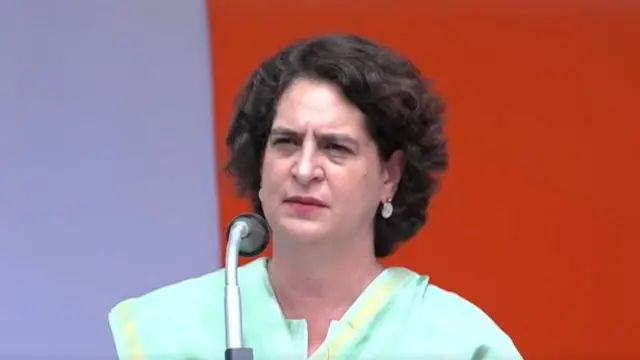 वायनाड की रैली में प्रियंका गांधी