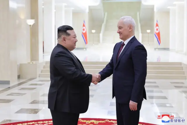 Агентство ЦТАК опубликовало фото со встречи Ким Чен Ына с Белоусовым