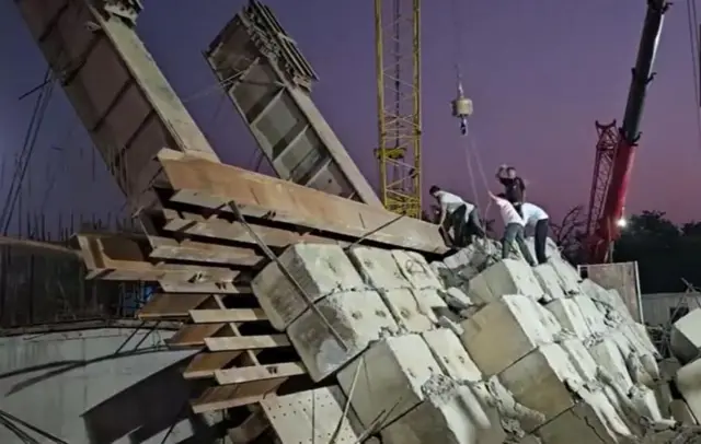 बुलेट ट्रेन प्रोजेक्ट हादसा