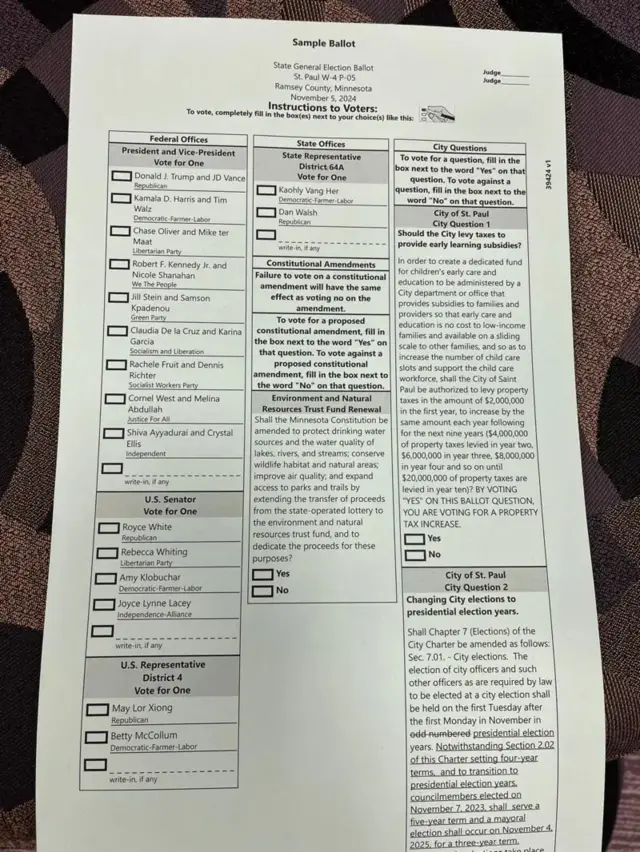 Akwụkwọ e ji eme ntuliaka ọkwa Onyeisiala mba Amerịka