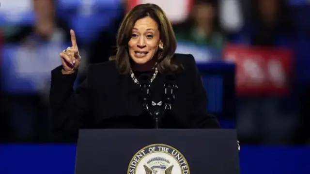 Okwu ikpeazụ Kamala Harris kwuru na mpịachi achụmnta vootu ya