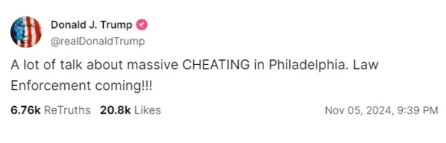 Donald Trump Truth Social