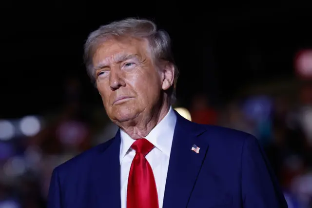 Ông Trump tại một cuộc vận động tranh cử ở bang Georgia vào tháng 10/2024