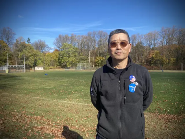 11月5日大選日，在賓夕法尼亞州特拉華縣（Delaware County）的一個投票站，選民直到下午還大排長隊。