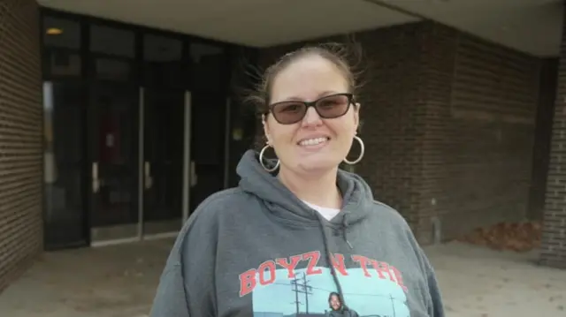 梅麗莎·克萊因 (Melissa Klein) 表示，在這次選舉中投票時，婦女權利是她最關心的問題。