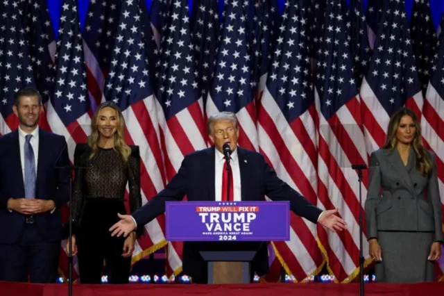 ông Trump phát biểu