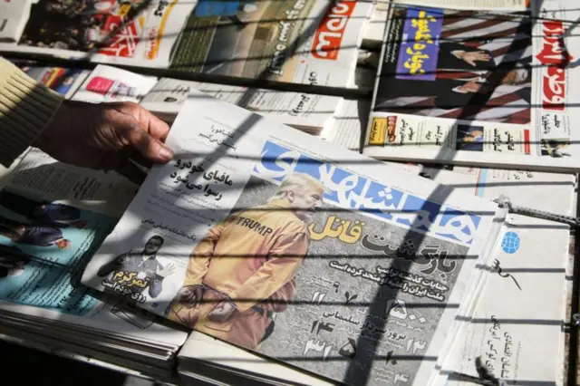 پیروزی ترامپ روی صفحه نخست روزنامه‌های تهران