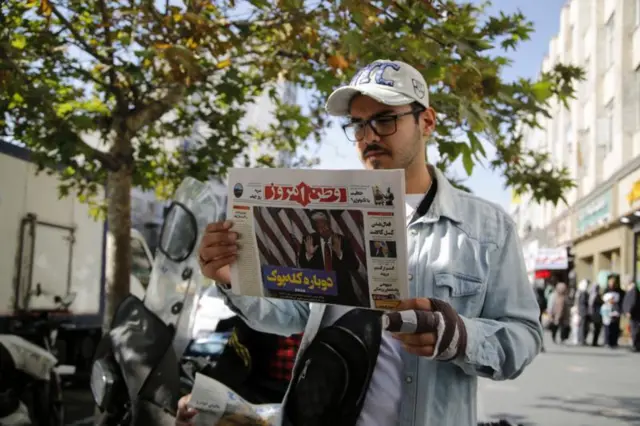 پیروزی ترامپ روی صفحه نخست روزنامه‌های تهران