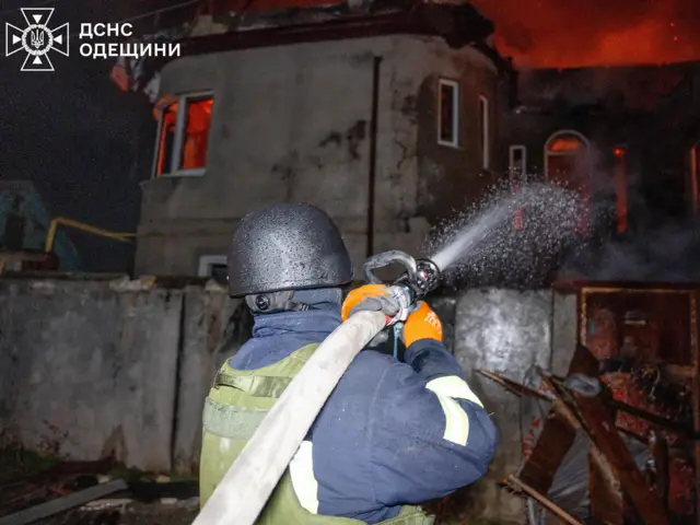 пожар в Одессе