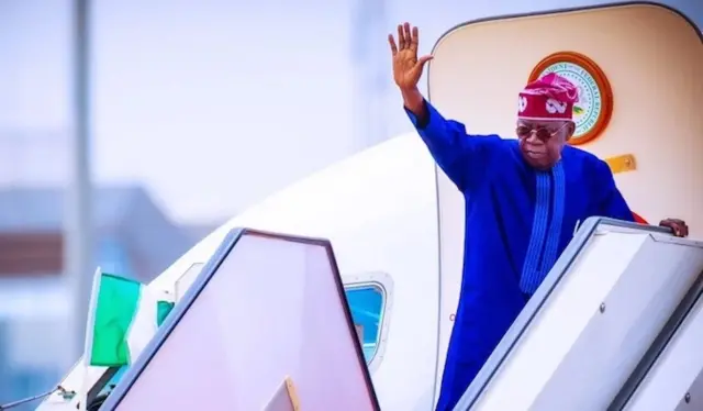 Shugaba Tinubu zai shiga jirgin sama