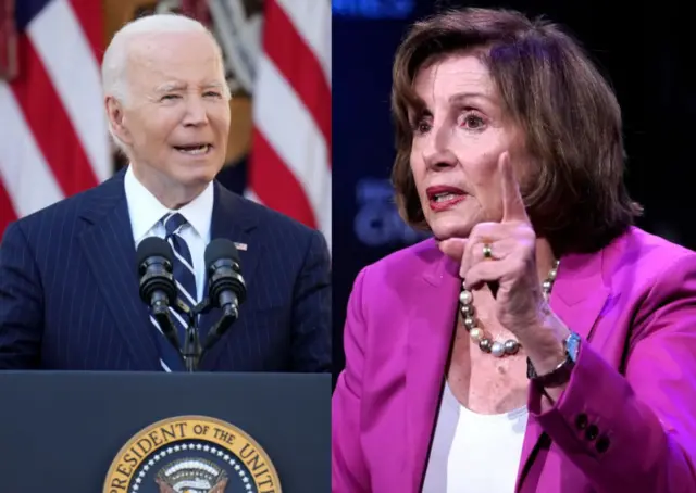 Joe Biden na Nancy Pelosi