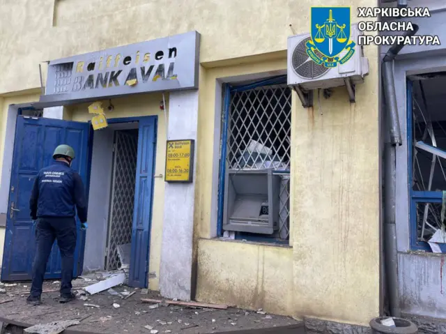 Поврежденный дом в Златополе