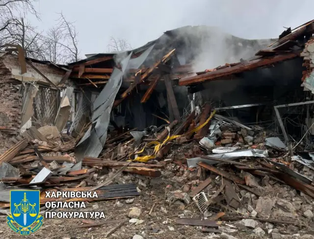 Поврежденный дом в Златополе