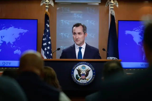 মার্কিন পররাষ্ট্র মন্ত্রণালয়ের মুখপাত্র ম্যাথু মিলার।