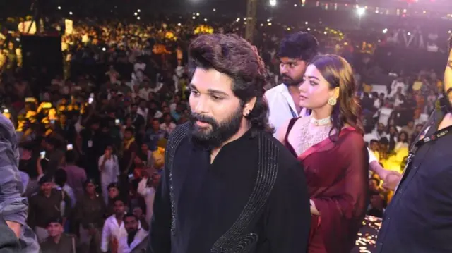 अल्लू अर्जुन साथ में रश्मिका मंधाना