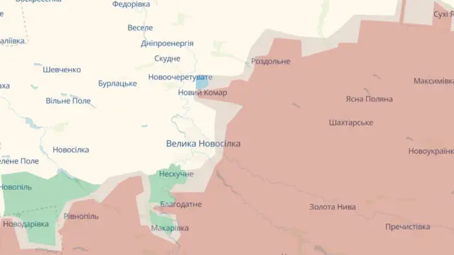 карта фронта