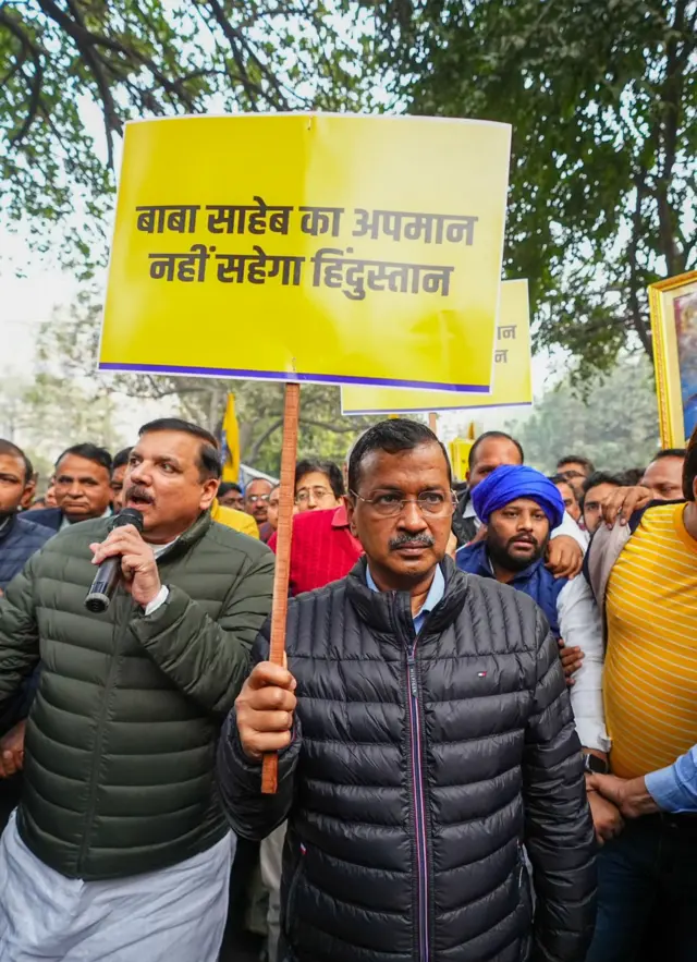 अरविंद केजरीवाल और संजय सिंह