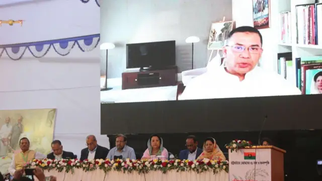 বিএনপি'র কর্মশালায় কথা বলছেন তারেক রহমান