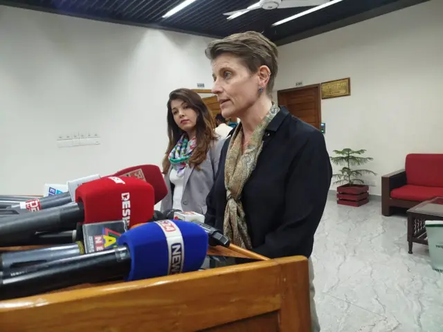 ঢাকায় নিযুক্ত জাতিসংঘের আবাসিক প্রতিনিধি গোয়েন লুইস