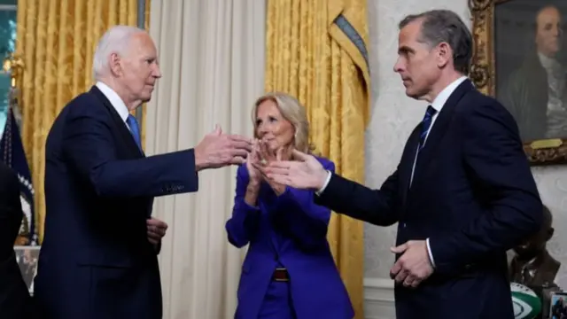 जो बाइडन और उनके बेटे हंटर