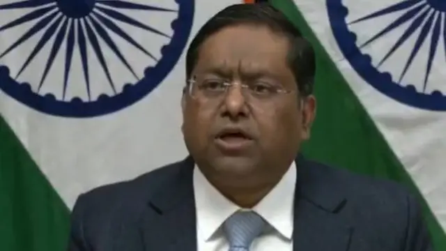 भारतीय विदेश मंत्रालय के प्रवक्ता रणधीर जायसवाल