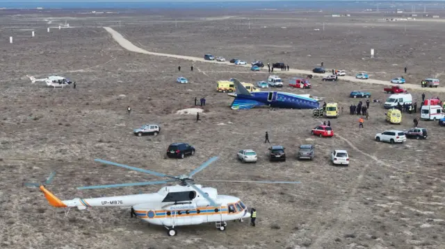 कज़ाख़स्तान में विमान क्रैश