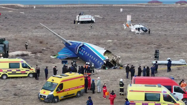 कज़ाख़स्तान में विमान क्रैश