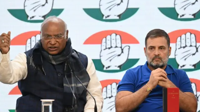 खड़गे, राहुल गांधी