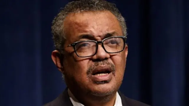 डब्ल्यूएचओ प्रमुख टेड्रॉस एडहॉनम गिब्रीएसुस