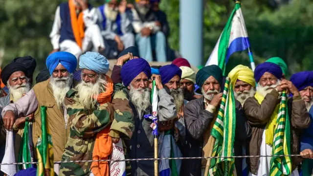 प्रदर्शनकारी किसान