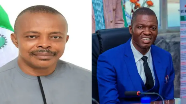 Onyeisi NLC Joe Ajaero na Gọvanọ Francis Nwifuru na-achị Ebonyi steeti