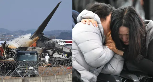 Ụgbọelu ahụ kpọkara na ndị ezinaụlọ na-eru uju