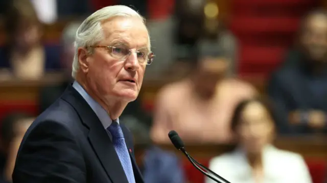 फ्रांस के प्रधानमंत्री मिशेल बर्निये