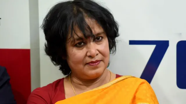 बांग्लादेश की निर्वासित लेखिका तसलीमा नसरीन