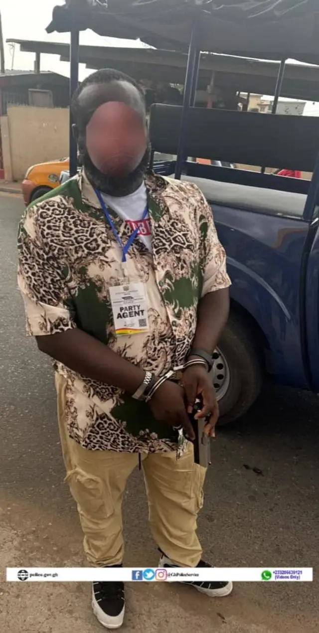 Man wit blurred face