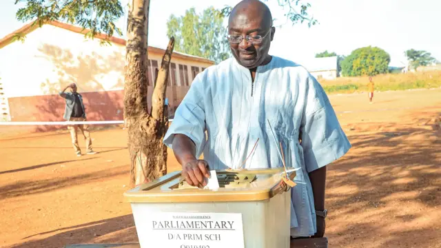 Mahamudu Bawumia cast im vote