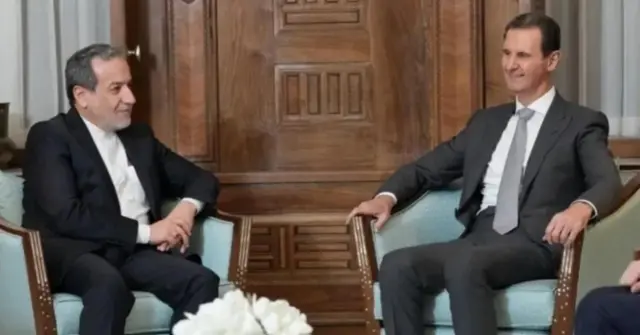 Асад с министром иностранных дел Ирана