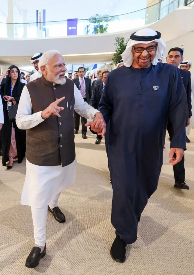 मोदी और यूएई के राष्ट्रपति