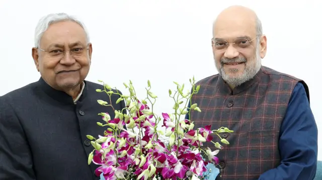 नीतीश कुमार अमित शाह